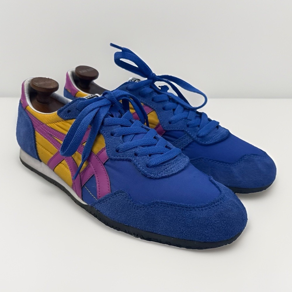 Onitsuka Tiger Serrano Turkish Sea Orchid Blue Pink Yellow Men's 10 1183B400